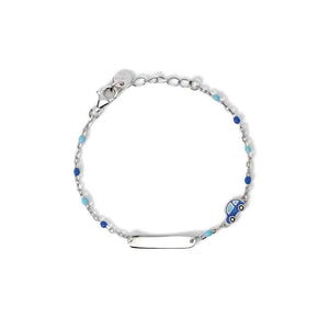 Bracciale Bambino in Argento personalizzabile con macchinina Mabina Gioielli