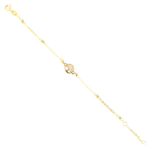 Bracciale Battesimo in Oro Giallo con Albero della Vita