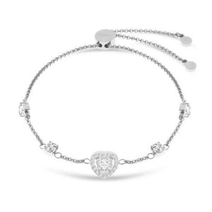 Bracciale Donna Acciaio Slver Cuore Zirconi Liu Jo Luxury