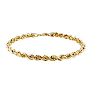 Bracciale Donna Corda in Oro Giallo