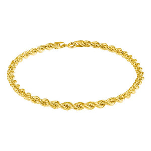 Bracciale Donna Corda in Oro Giallo