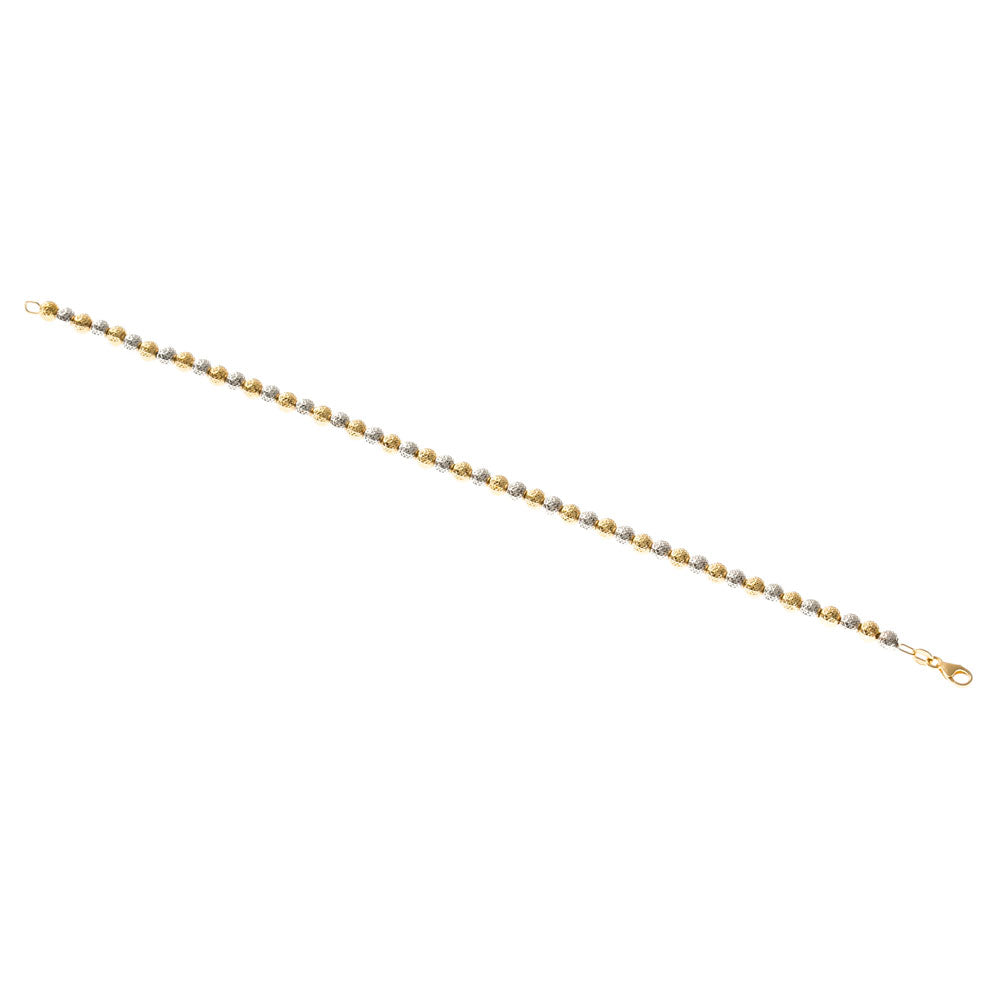 Bracciale Donna Oro Bianco e Giallo 9 Carati