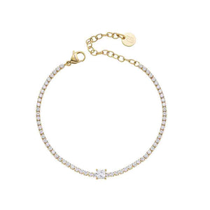 Bracciale Donna in Acciaio Gold e Cristalli Liu Jo Luxury