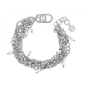 Bracciale Donna in Acciaio Perle Strass Liu Jo Luxury