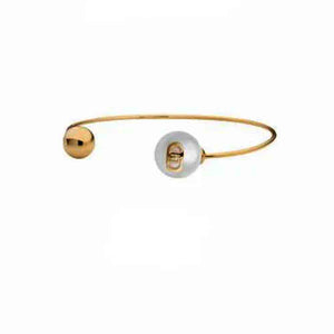 Bracciale Donna in Acciaio Rigido Gold con Perla Liu Jo Luxury