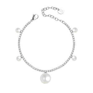 Bracciale Donna in Acciaio Silver con Perla Liu Jo Luxury