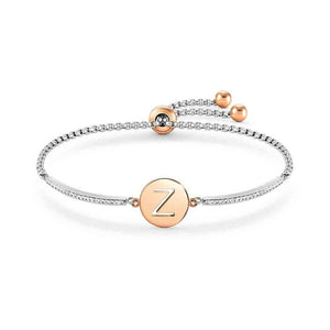 Bracciale Donna in Acciaio e Cubic Zirconia Lettera Z Milleluci Nomination