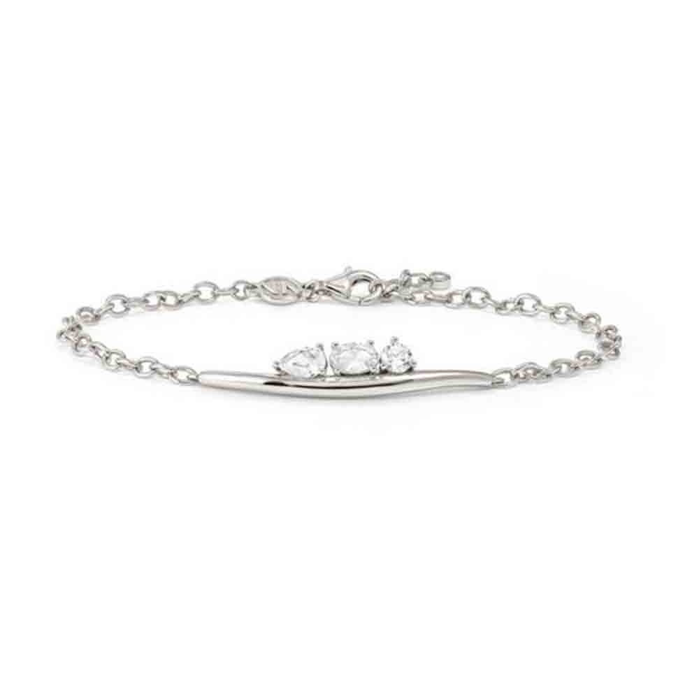 Bracciale Donna in Argento My Rebel Art Zirconi Bianchi Nomination