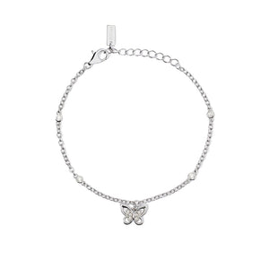 Bracciale Donna in Argento con catena e Farfalla  Mabina Gioielli