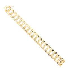 Bracciale 5+1 in oro giallo 18 kt rigenerato a 555