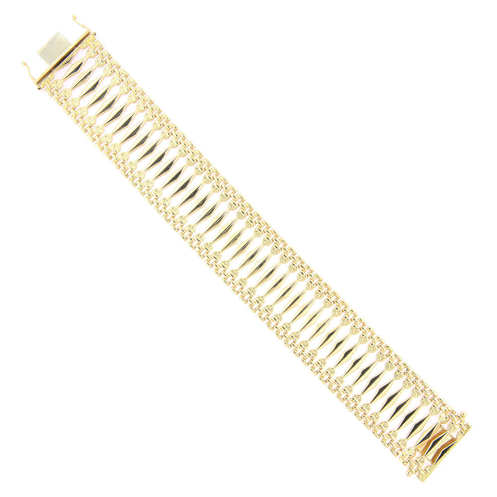 Made by Nami Bracciale in oro da donna Boho gioielli in acciaio