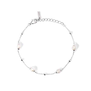 Bracciale Donna in argento con perle conchiglia Mabina Gioielli