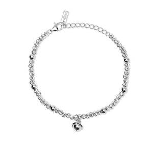 Bracciale Donna in argento con sfere e campanella Mabina Gioielli