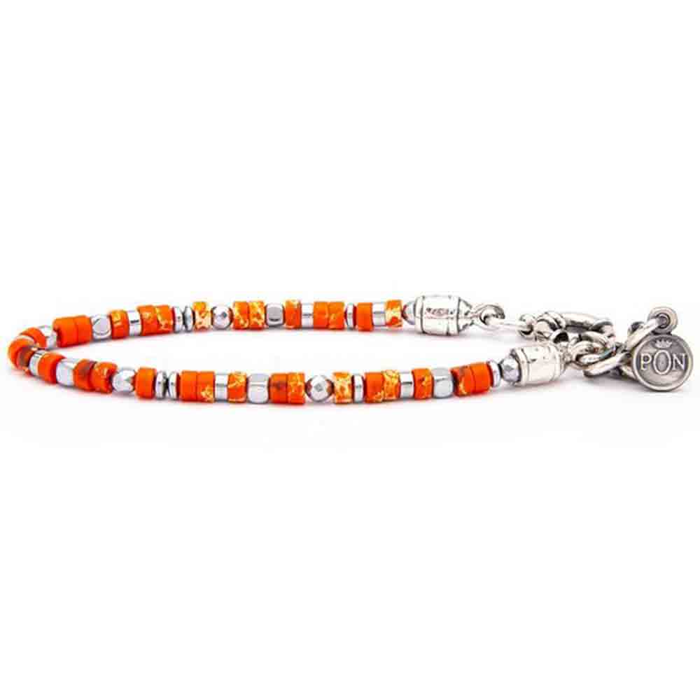 Bracciale Unisex Pietre Ematite e Agata Portonovo