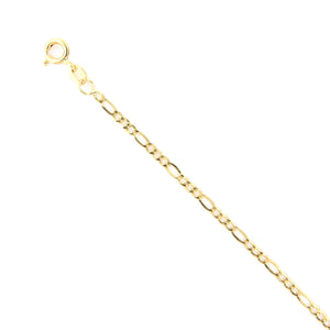 Bracciale Unisex in Oro Giallo Maglia 3+1