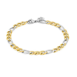 Bracciale Uomo Acciaio B-Yond Oro Giallo Grumetta Medium Nomination