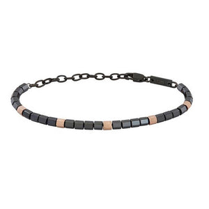 Bracciale Uomo Acciaio ed Ematite B Rocks Breil