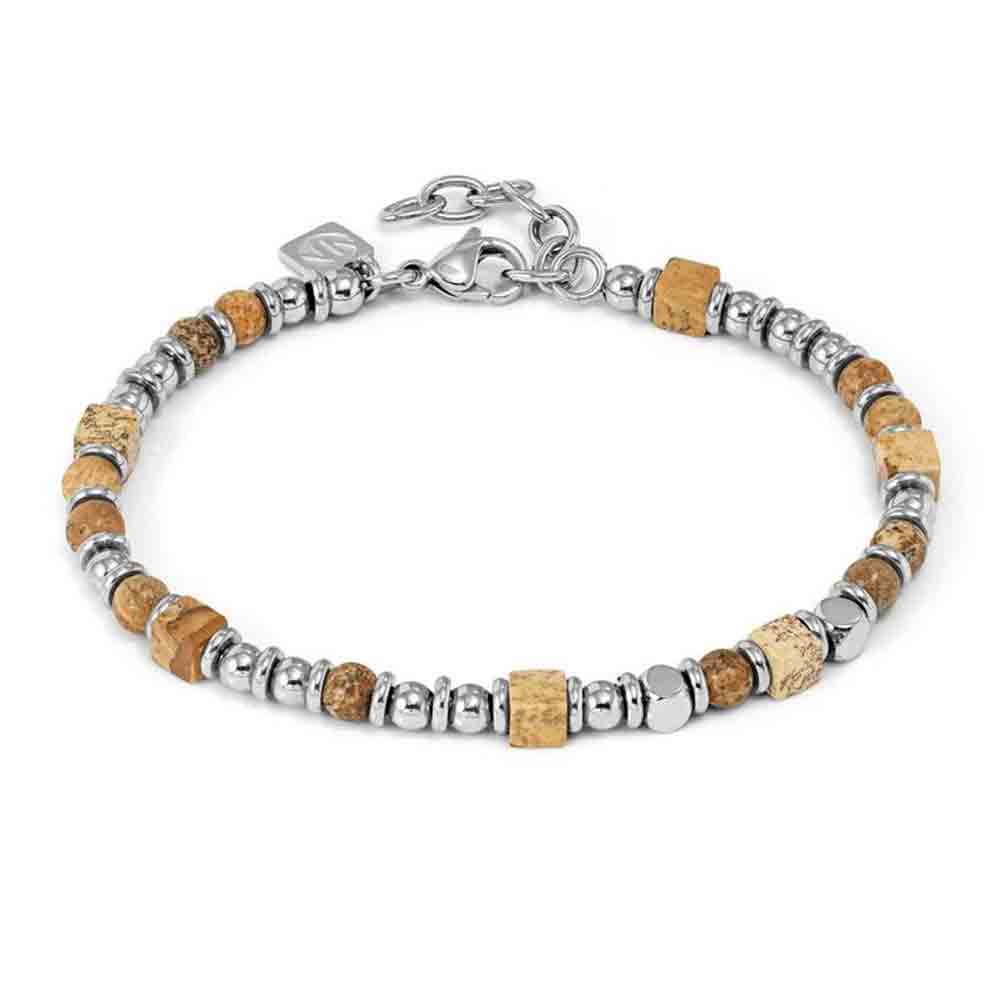 Bracciale Uomo Instinctstyle Infinity con Pietre colorate Nomination