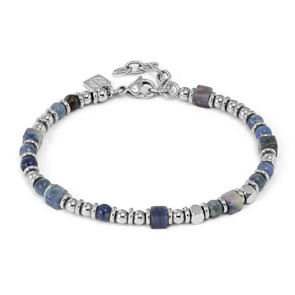 Bracciale Uomo Instinctstyle Infinity con Pietre colorate quadrate Nomination