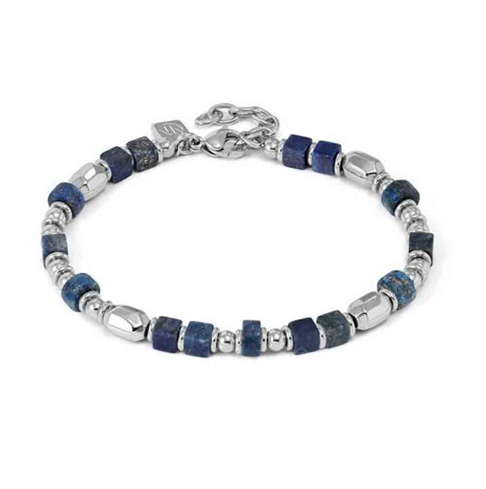 Bracciale Uomo Instinctstyle Infinity con Pietre colorate squadrate Nomination