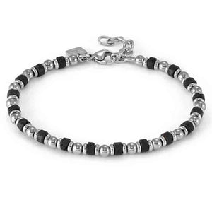 Bracciale Uomo Instinctstyle Sea Edition con Pietre Nero Nomination