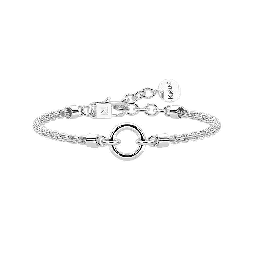 Bracciale componibile con catena corda in acciaio Componibile By You 732407 Kidult