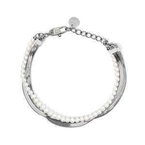 Bracciale con catena e perle conchiglia Style 14 831045 Kidult