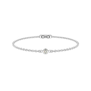 Bracciale con diamante lab-grown e chiusura non-reversibile 732317-16 Kidult