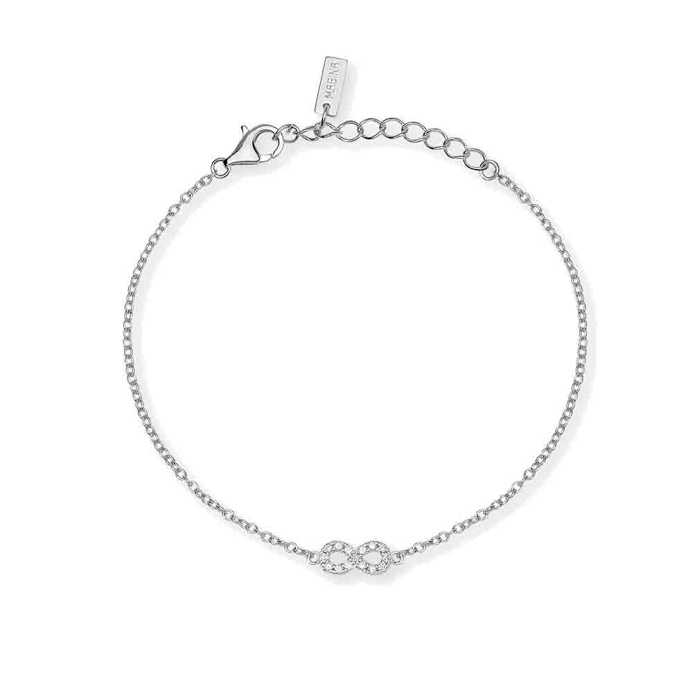 Bracciale con infinito e diamanti lab-grown My Diamond Mabina Gioielli