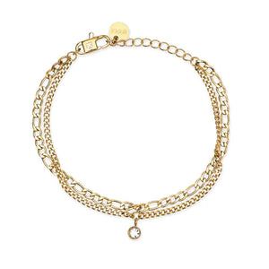 Bracciale dorato con catene e ciondolo Style 31 831065 Kidult