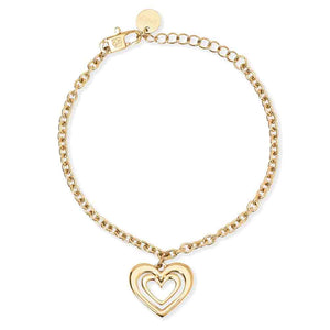 Bracciale dorato con ciondolo cuore Style 27 831080 Kidult