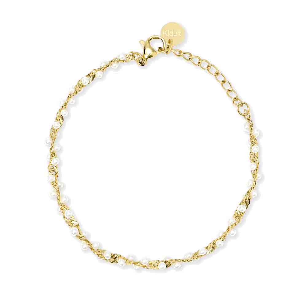 Bracciale dorato con perle conchiglia Style 71 831255 Kidult