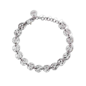Bracciale in Acciaio con tondi effetto martellato Style 03 831006 Kidult