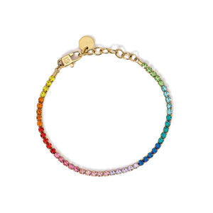 Bracciale in Acciaio tennis dorato multicolor Style 11 831015 Kidult