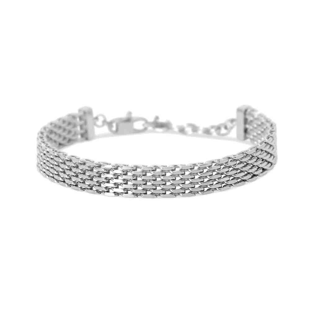 Bracciale regolabile con catena mesh Style 72 831254 Kidult