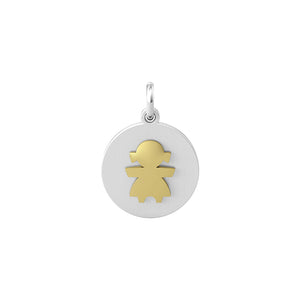 Ciondolo Bimba Benvenuto Componibile By You Moments 741023 Kidult