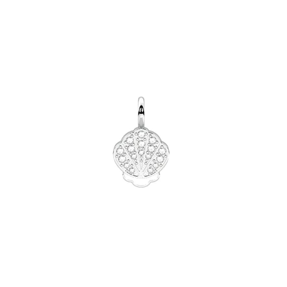 Ciondolo a forma di conchiglia con cristalli Componibile By You Symbols 741230 Kidult