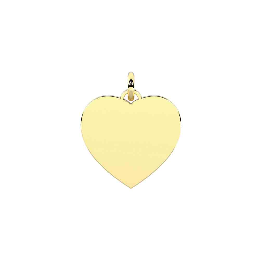 Ciondolo cuore in acciaio gold Componibile By You Symbols 741332 Kidult