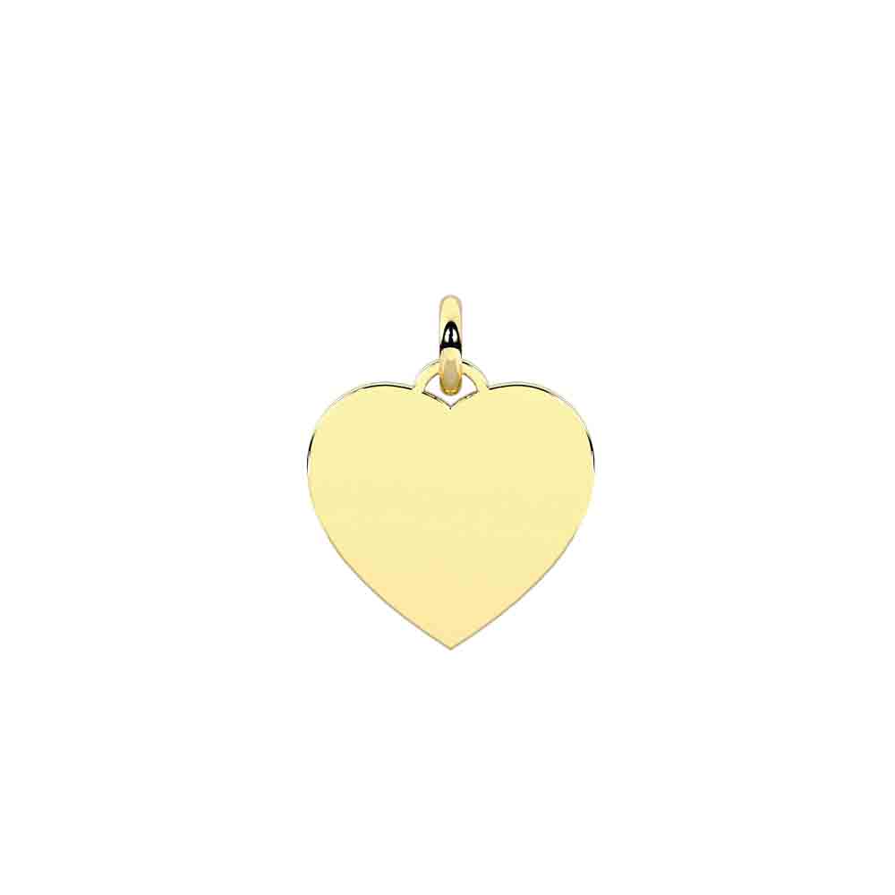 Ciondolo cuore in acciaio gold Componibile By You Symbols 741334 Kidult