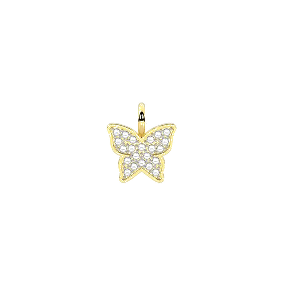 Ciondolo dorato a forma di farfalla Componibile By You Symbols 741188 Kidult