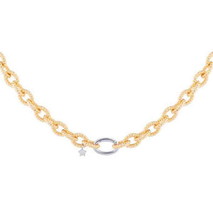 Collana Donna Diva con maglia a onda rigata Rebecca Gioielli