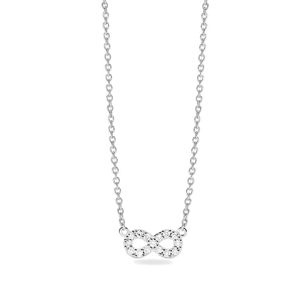 Collana Donna con infinito in diamanti lab-grown Diamond Mabina Gioielli