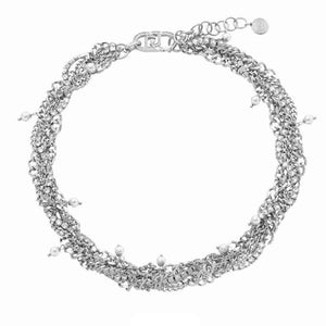 Collana Donna in Acciaio Perle Strass Liu Jo Luxury