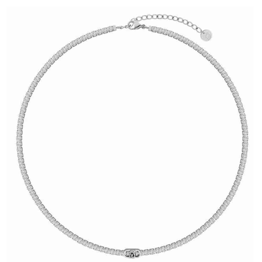 Collana Donna in Acciaio Tennis Zirconi Liu Jo Luxury