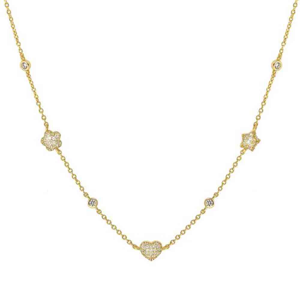 Collana Donna in Argento LifePoetry fantasia in oro giallo Nomination