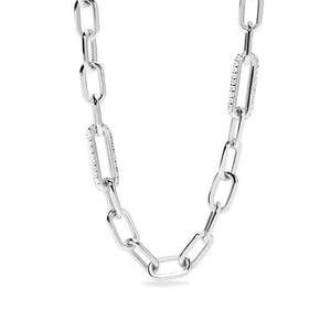 Collana Donna in argento con catena allungata Mabina Gioielli