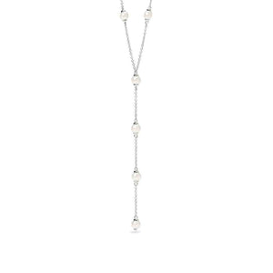 Collana Donna in argento con pendente con perle coltivate Mabina Gioielli