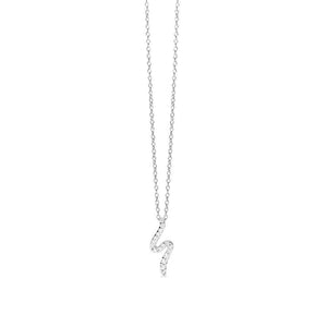 Collana Donna in argento con pendente in zirconi Mabina Gioielli