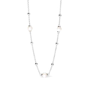Collana Donna in argento con perle conchiglia Mabina Gioielli