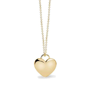 Collana Donna placcata oro con ciondolo cuore Mabina Gioielli